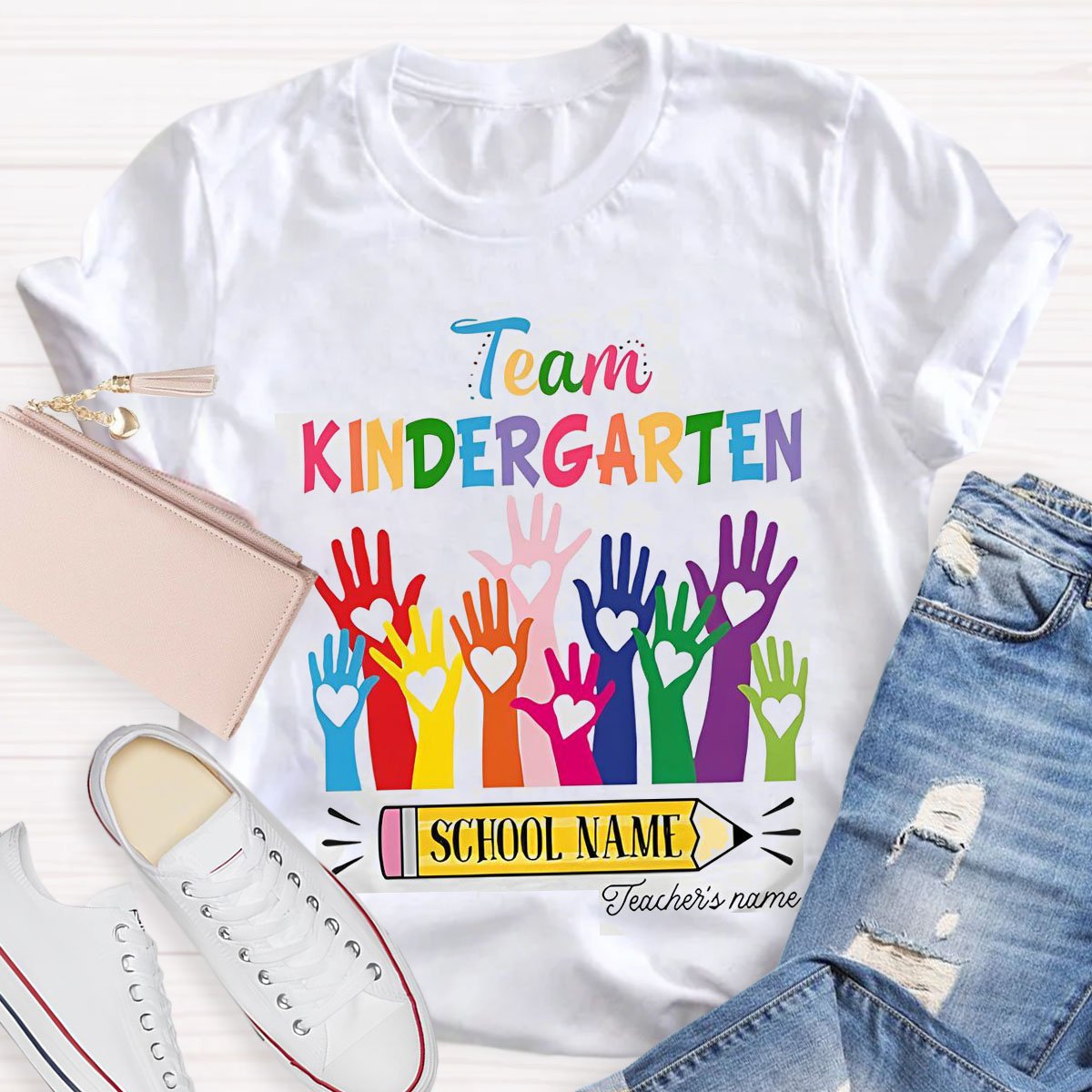 Personalized Best Team And School T-Shirt