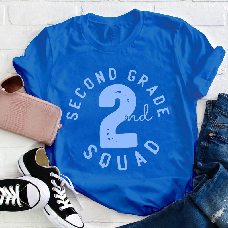 Personalized Grade Squad Teacher T-Shirt