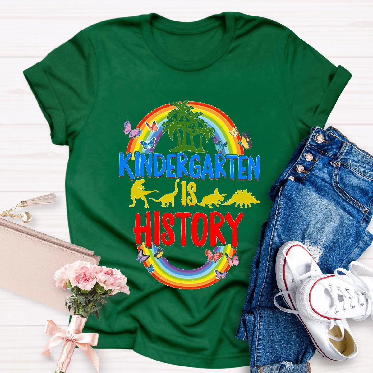 Kindergarten Is Histroy Teacher Shirt