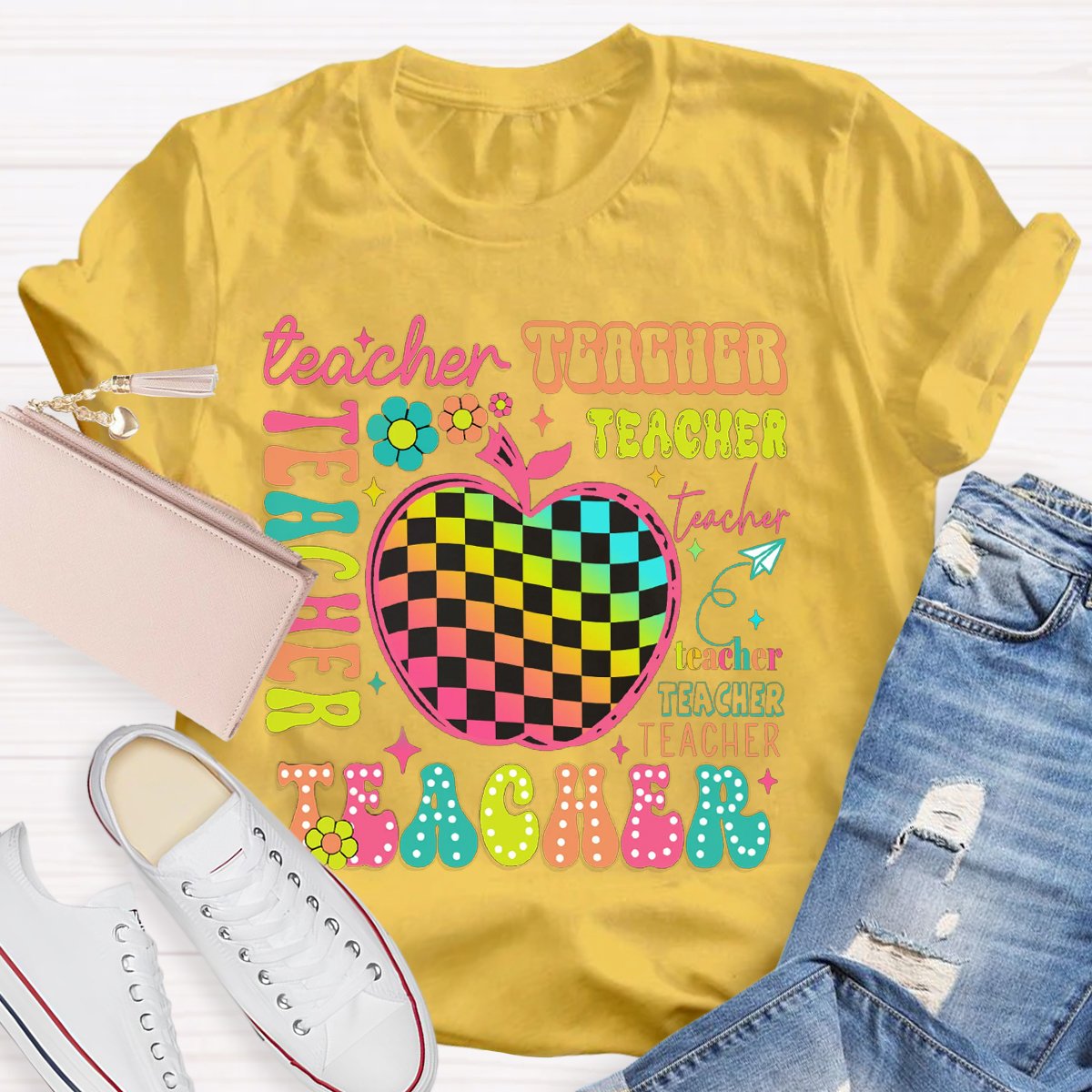 Back To School Apple Teacher Shirt