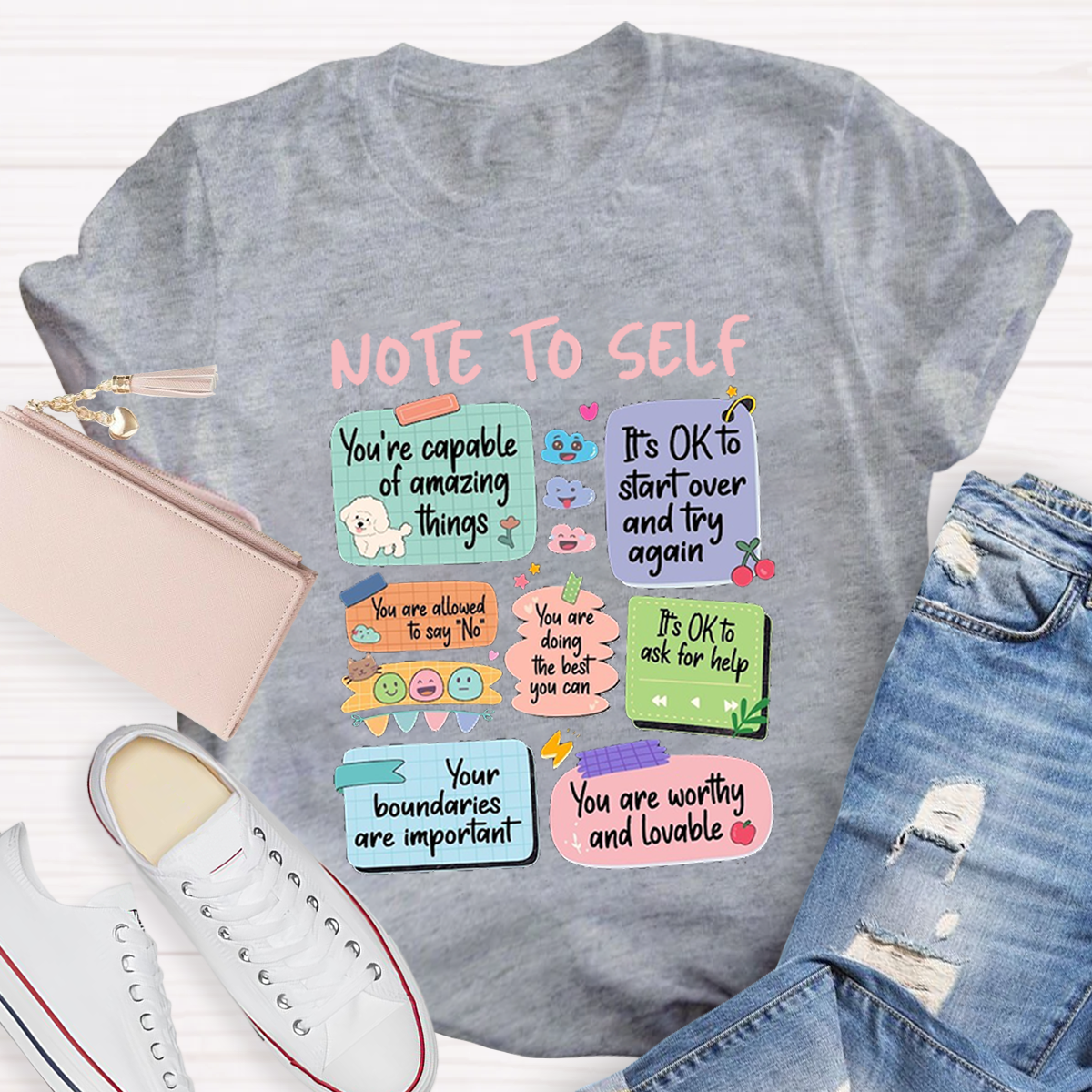 Note To Self Teacher T-Shirt