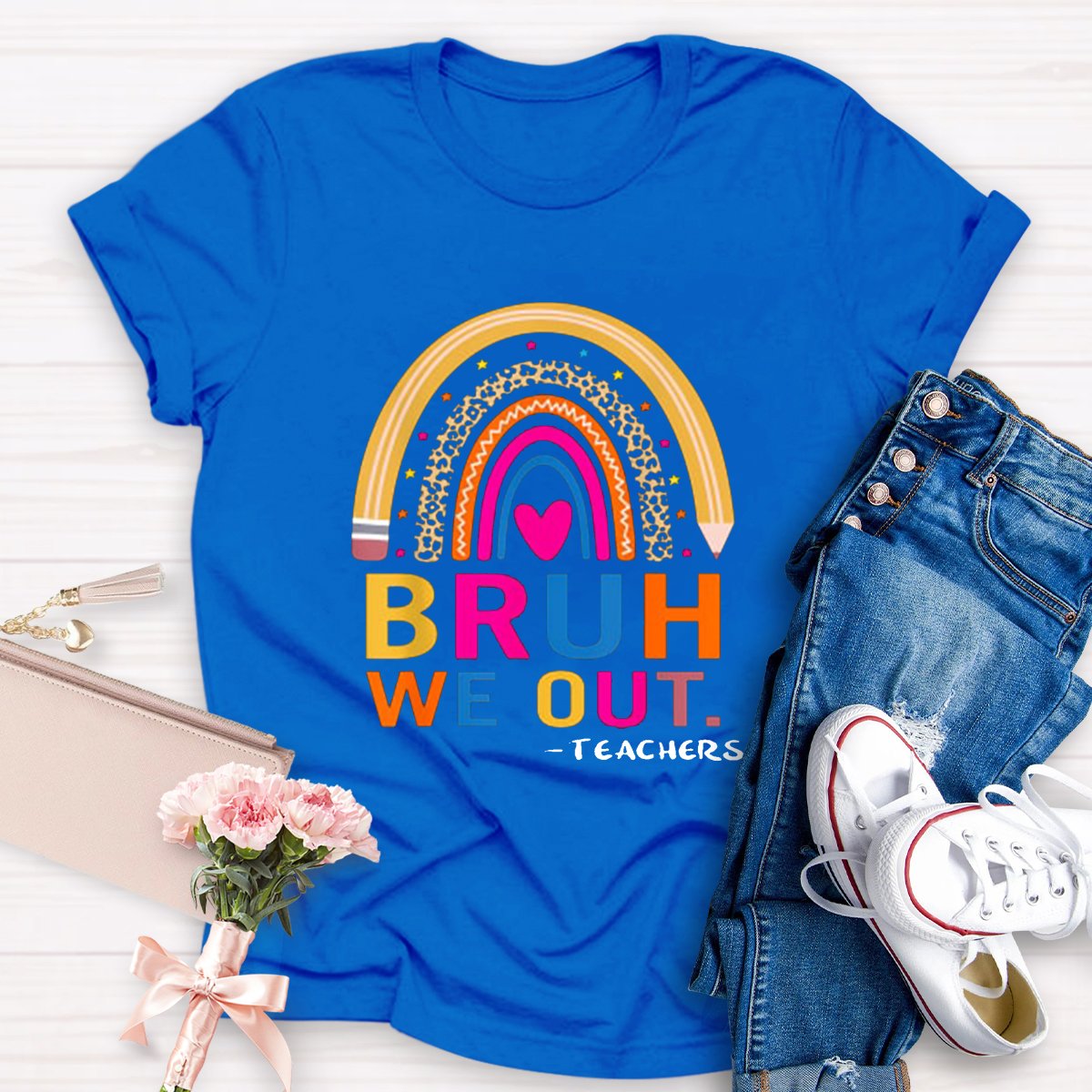 Bruh We Out Teacher T-shirt