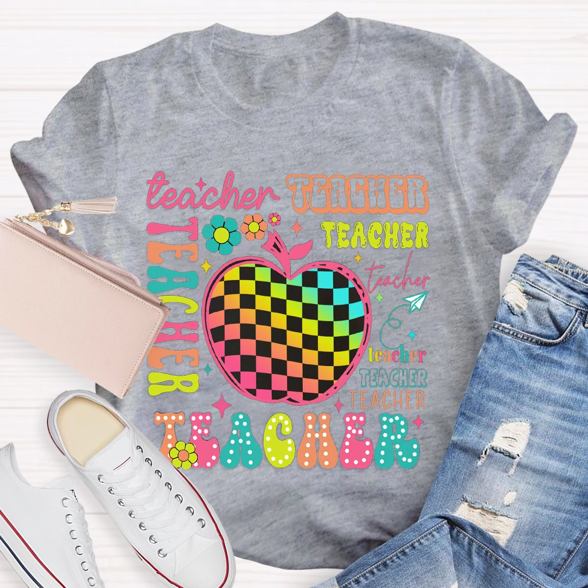 Back To School Apple Teacher Shirt