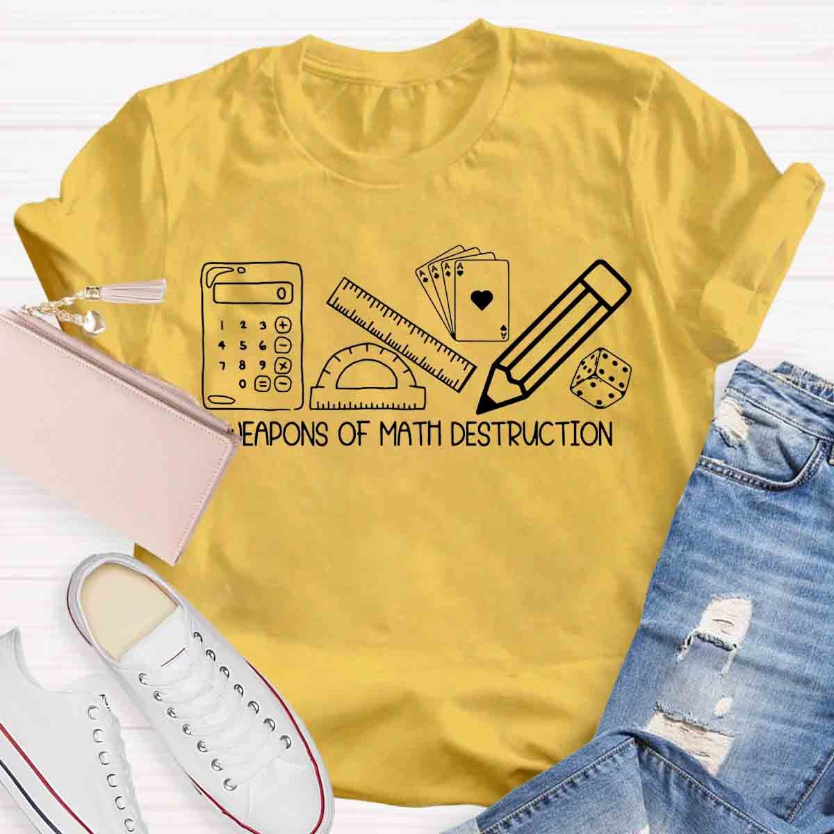 Weapons Of Math Destruction Teacher T-Shirt