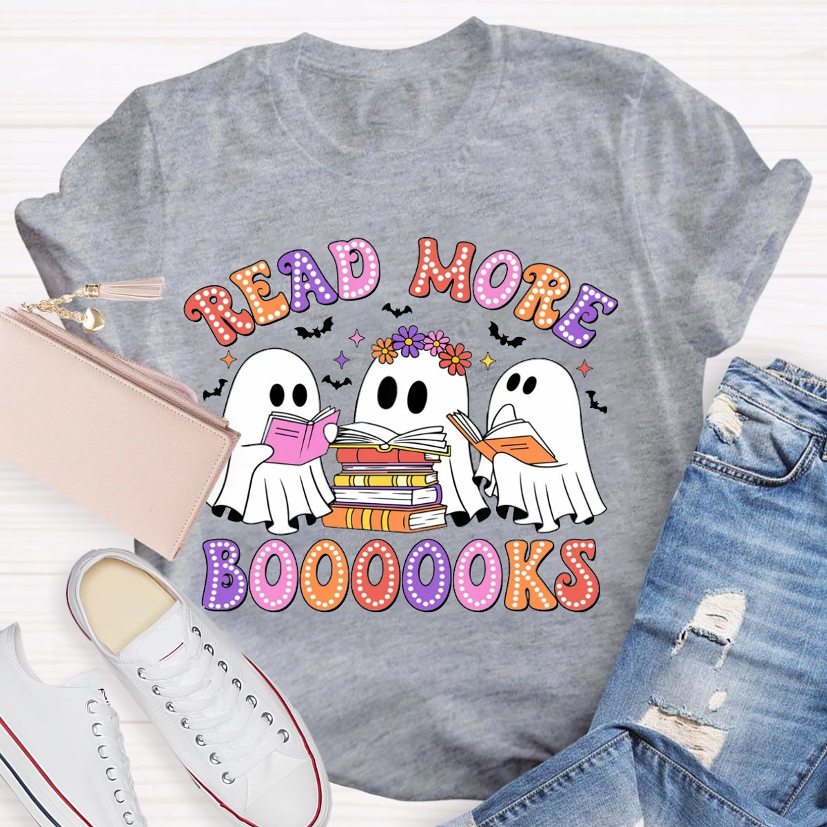 Read More Books Halloween Teacher Shirt