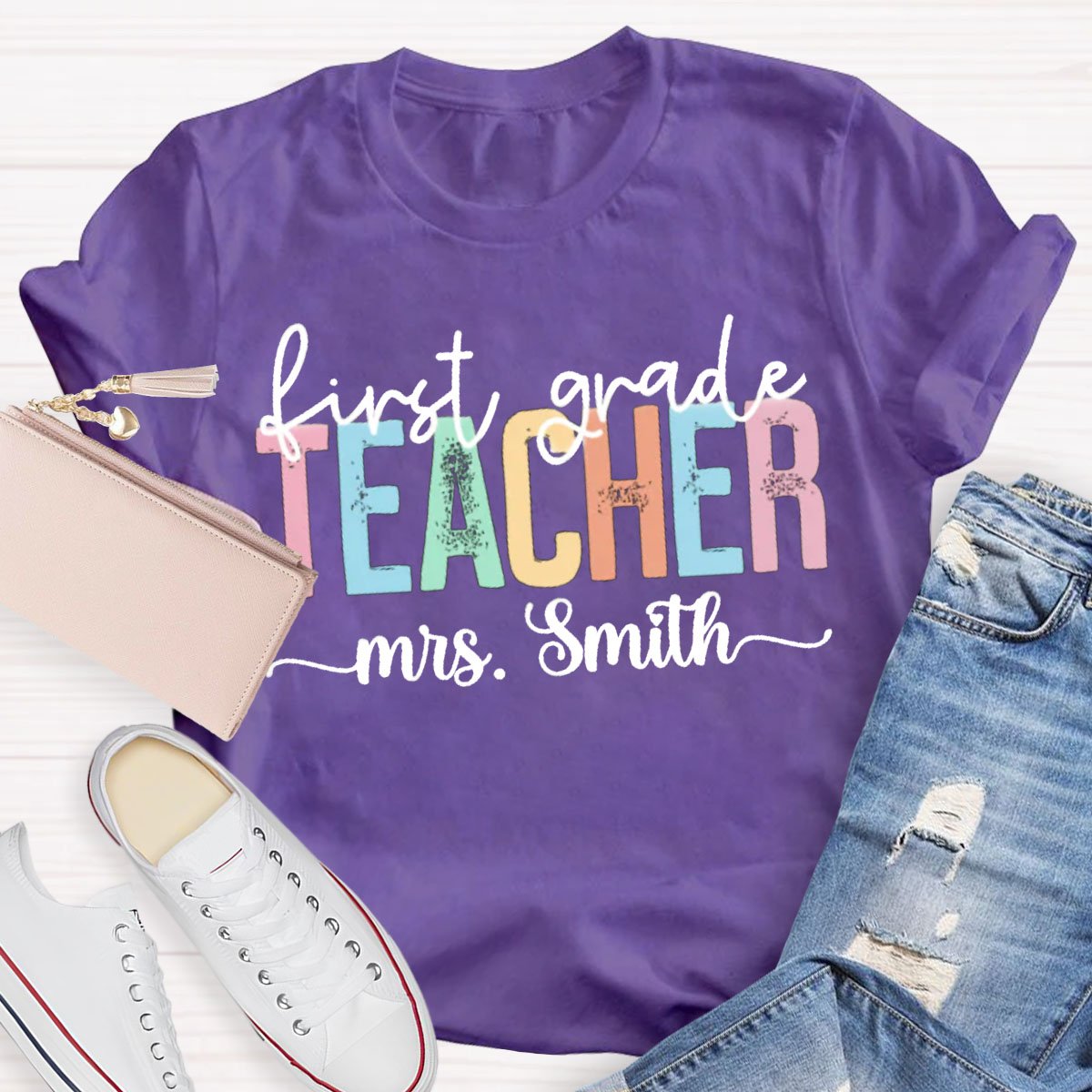 Personalized Your Grade And Name T-Shirt