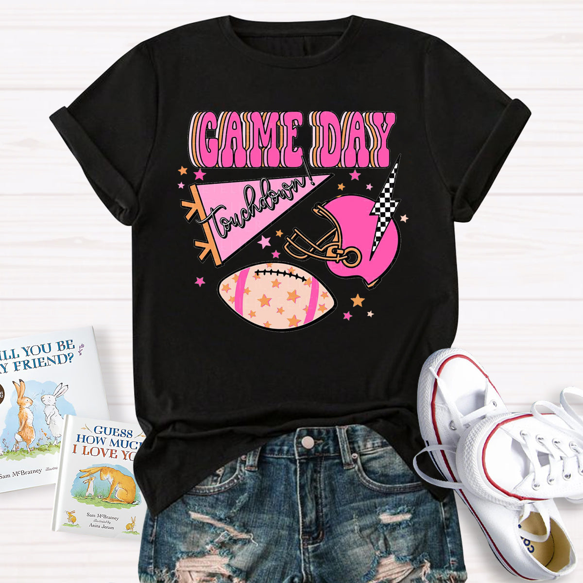 Game Day Football Touchdown Season T-Shirt