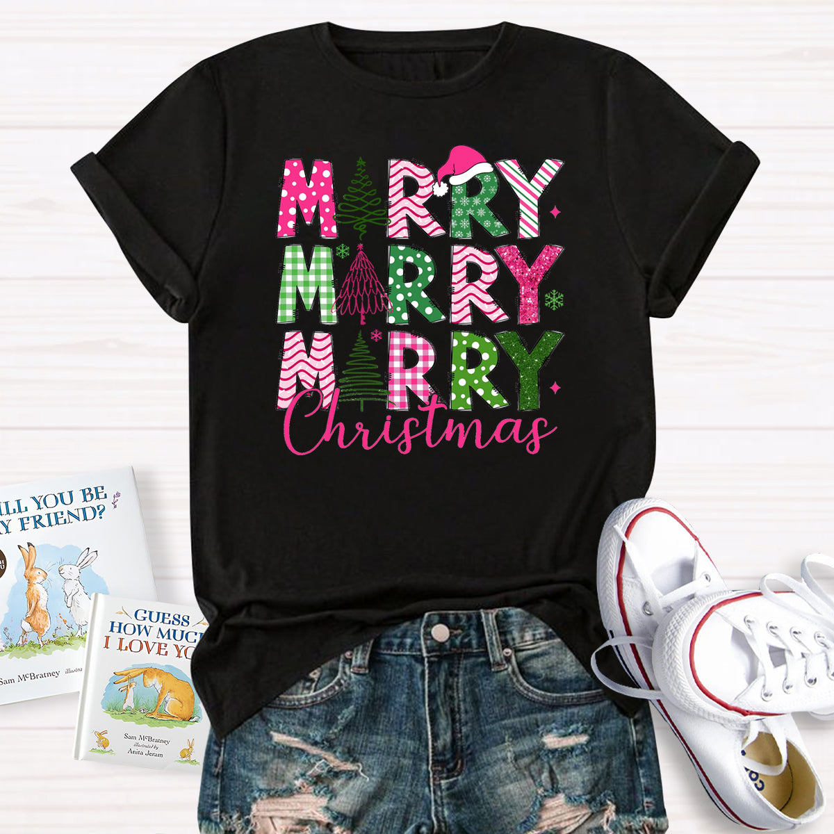 Merry Christmas Tree Teacher T-Shirt