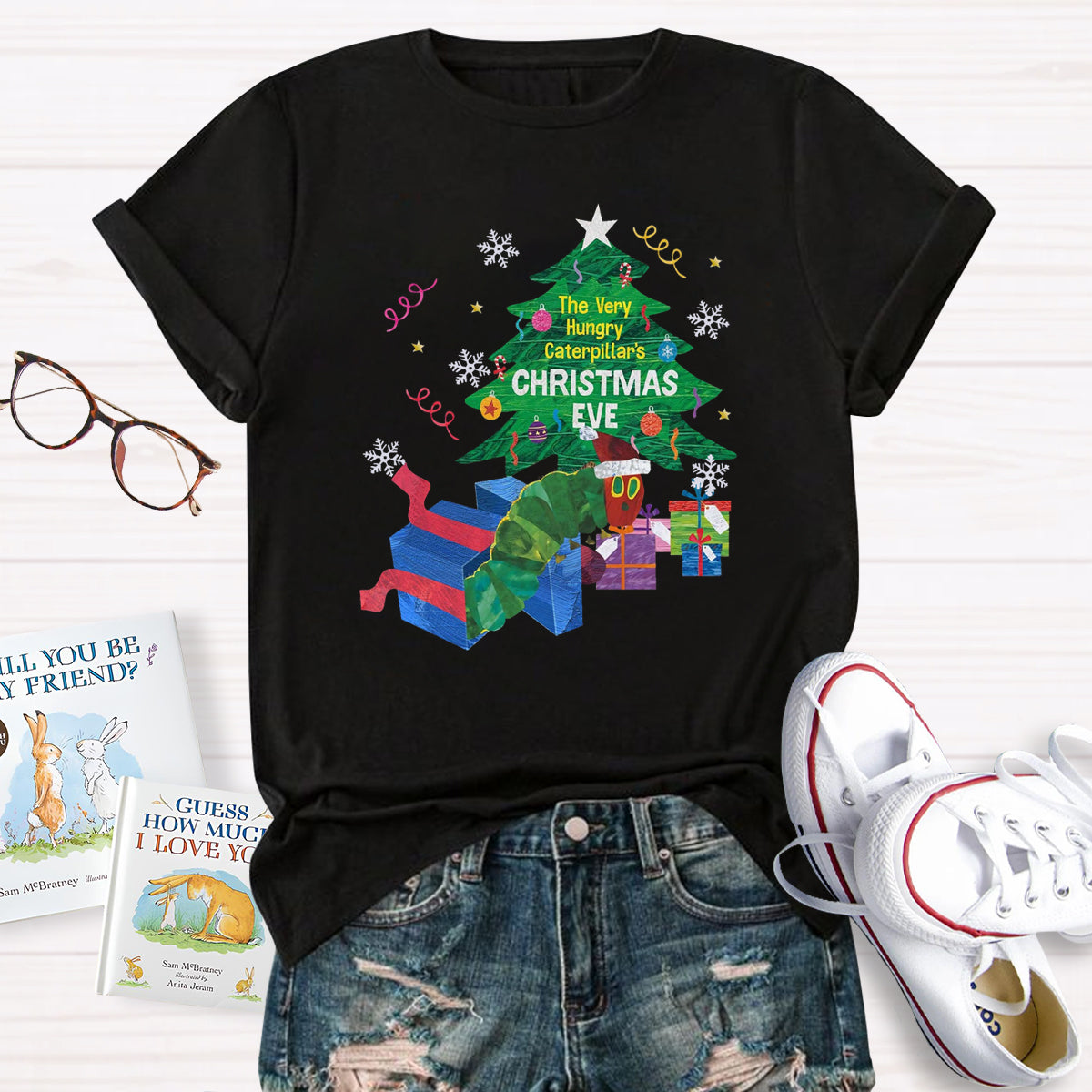 The Very Hungry Caterpillar's Christmas Eve T-Shirt