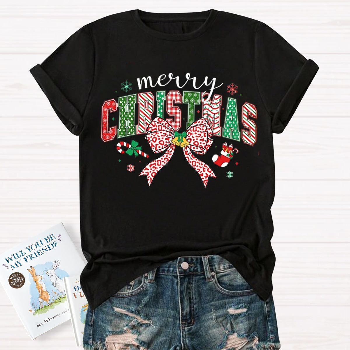 Cute Merry Christmas Teacher T-Shirt