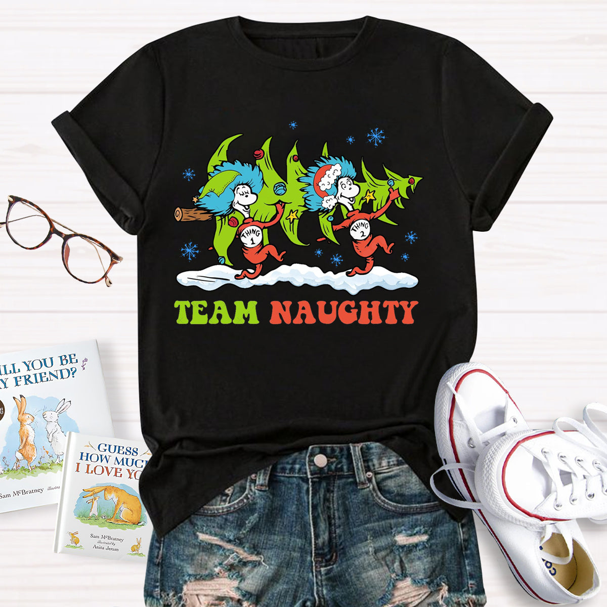 Merry Christmas Team Naughty T-Shirt