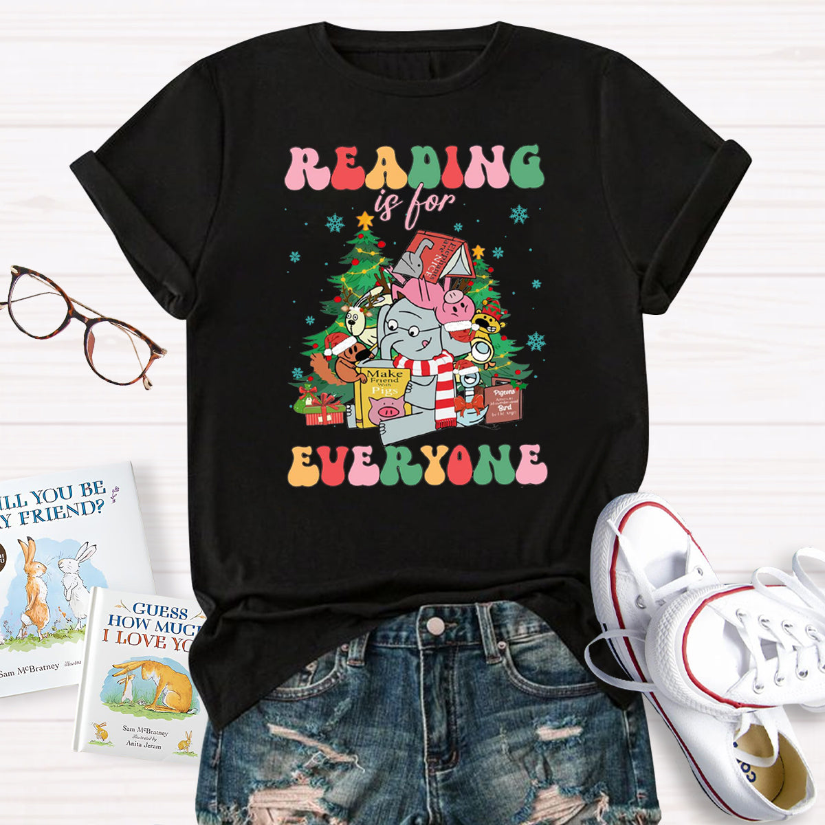 Reading Is For Everyone Teacher T-Shirt