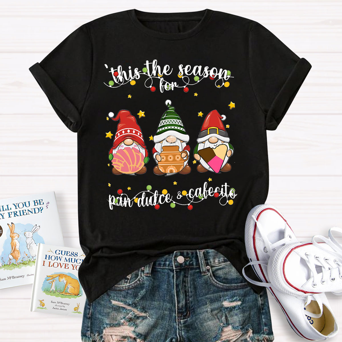 This The Season For Pan Dulce & Cafecito Spanish Christmas T-Shirt