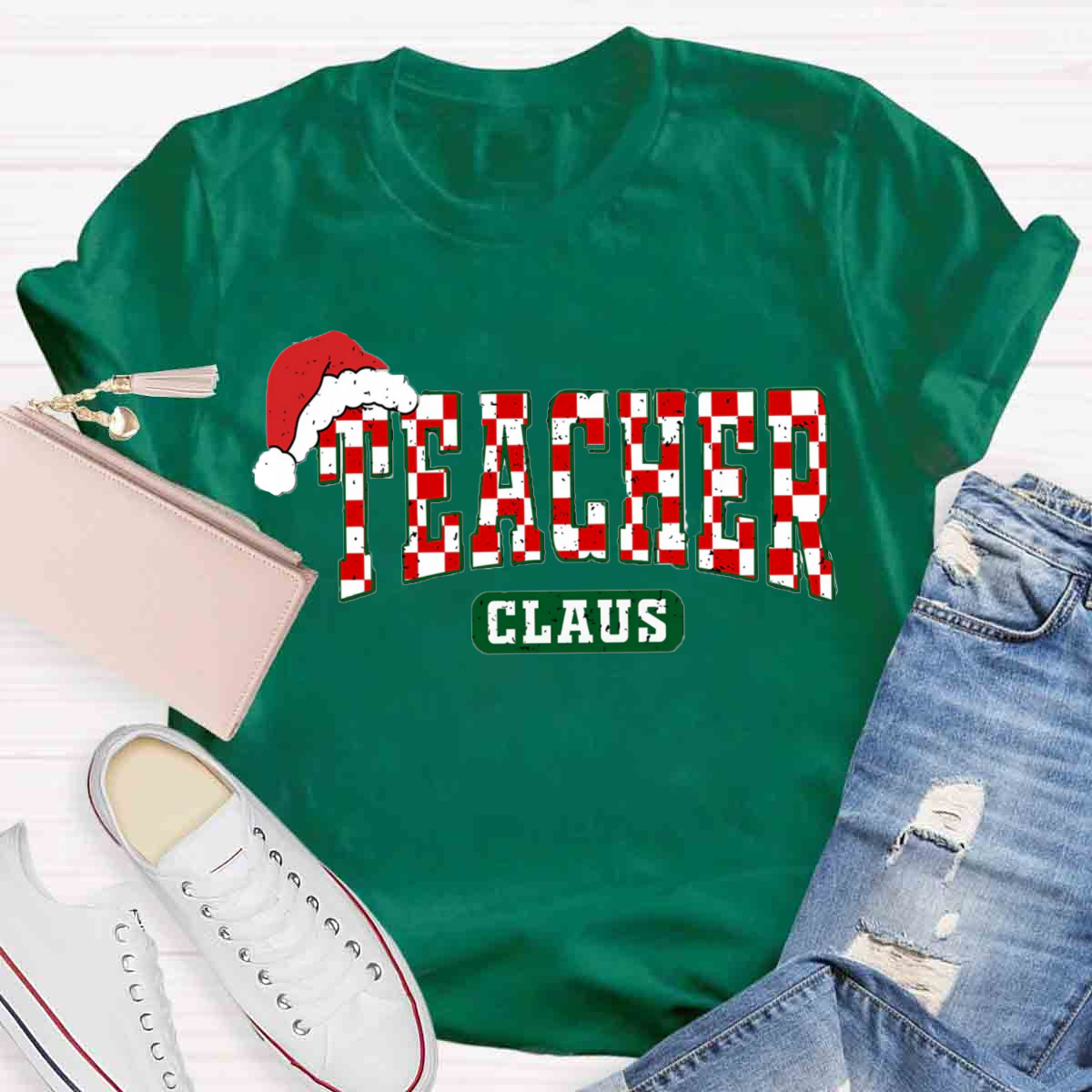 Teacher Claus Christmas  T-Shirt