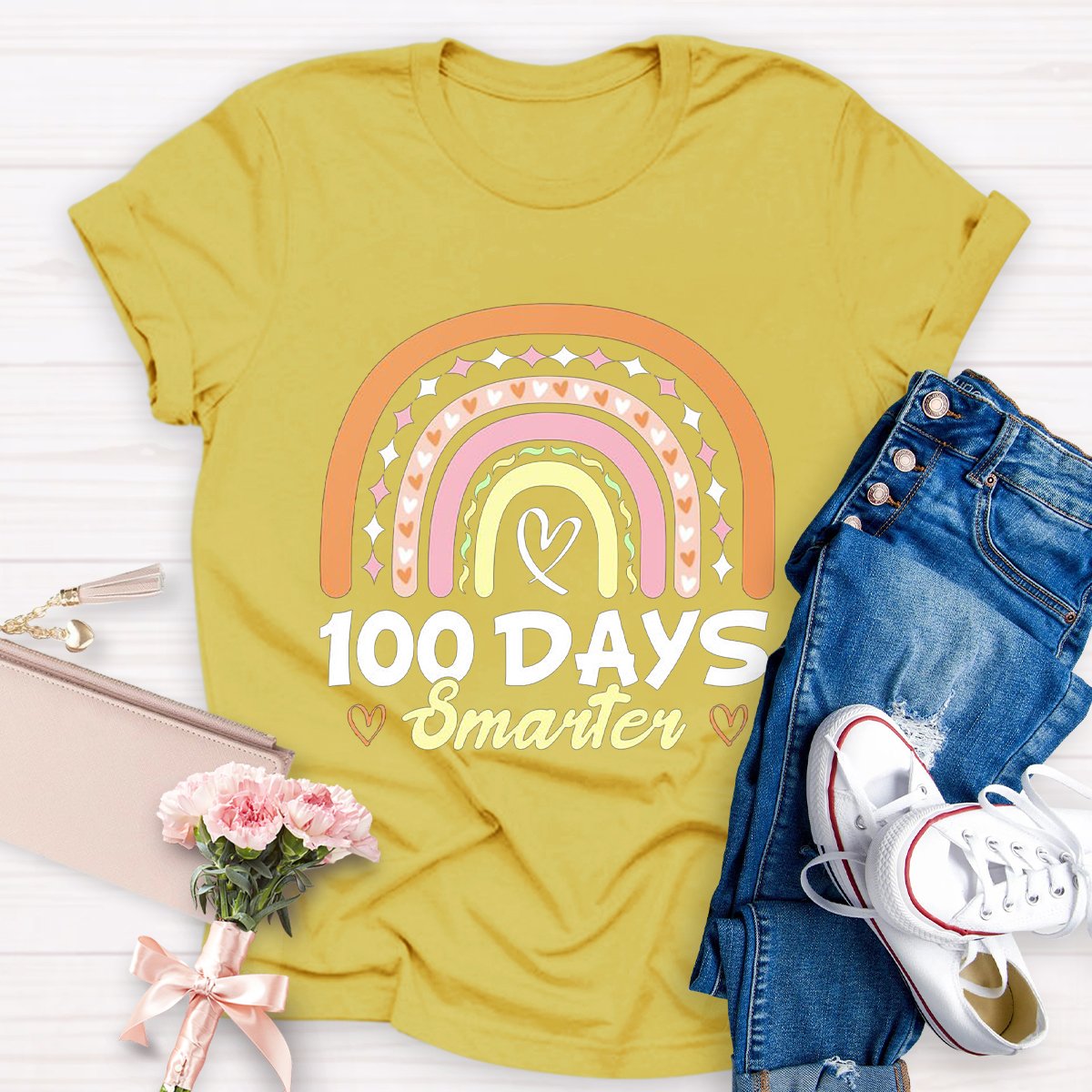 100 Days Smarter Teacher Shirt