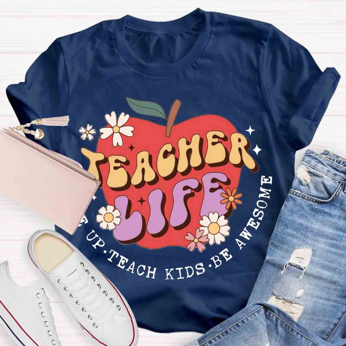 Teacher Life Apple T-Shirt