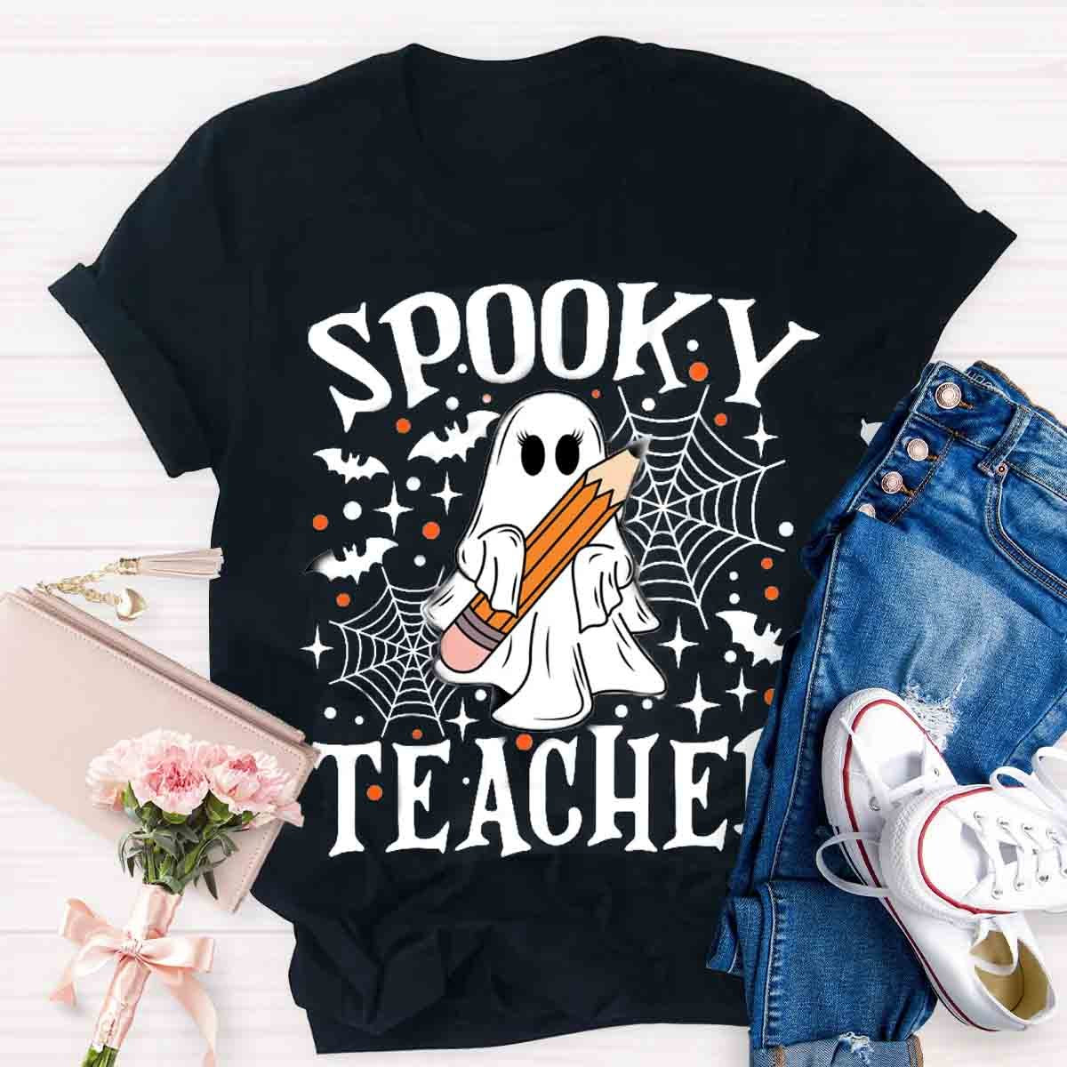 Halloween Spooky Teachers T-Shirt