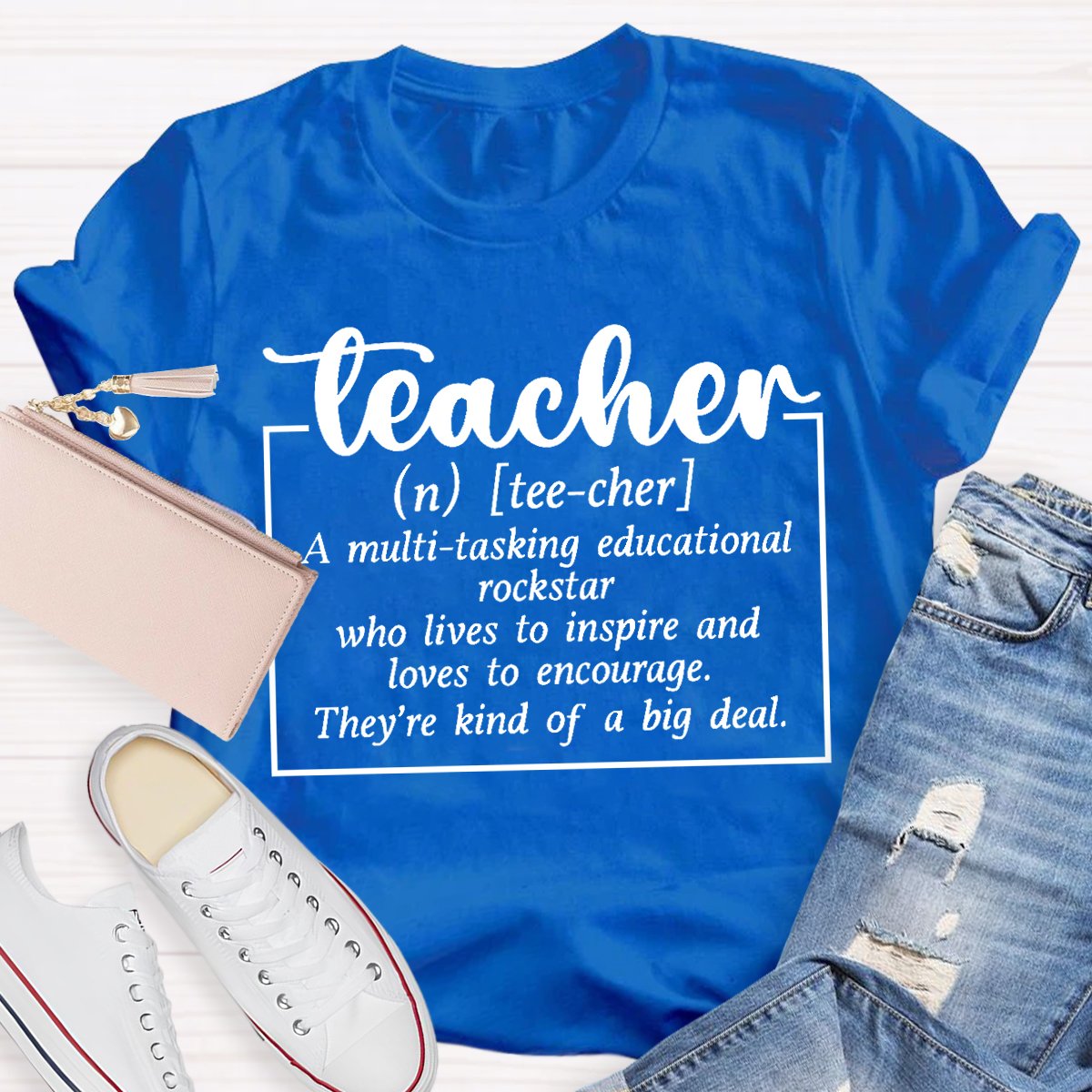 Educational Rockstar Big Deal Journal Teacher T-Shirt