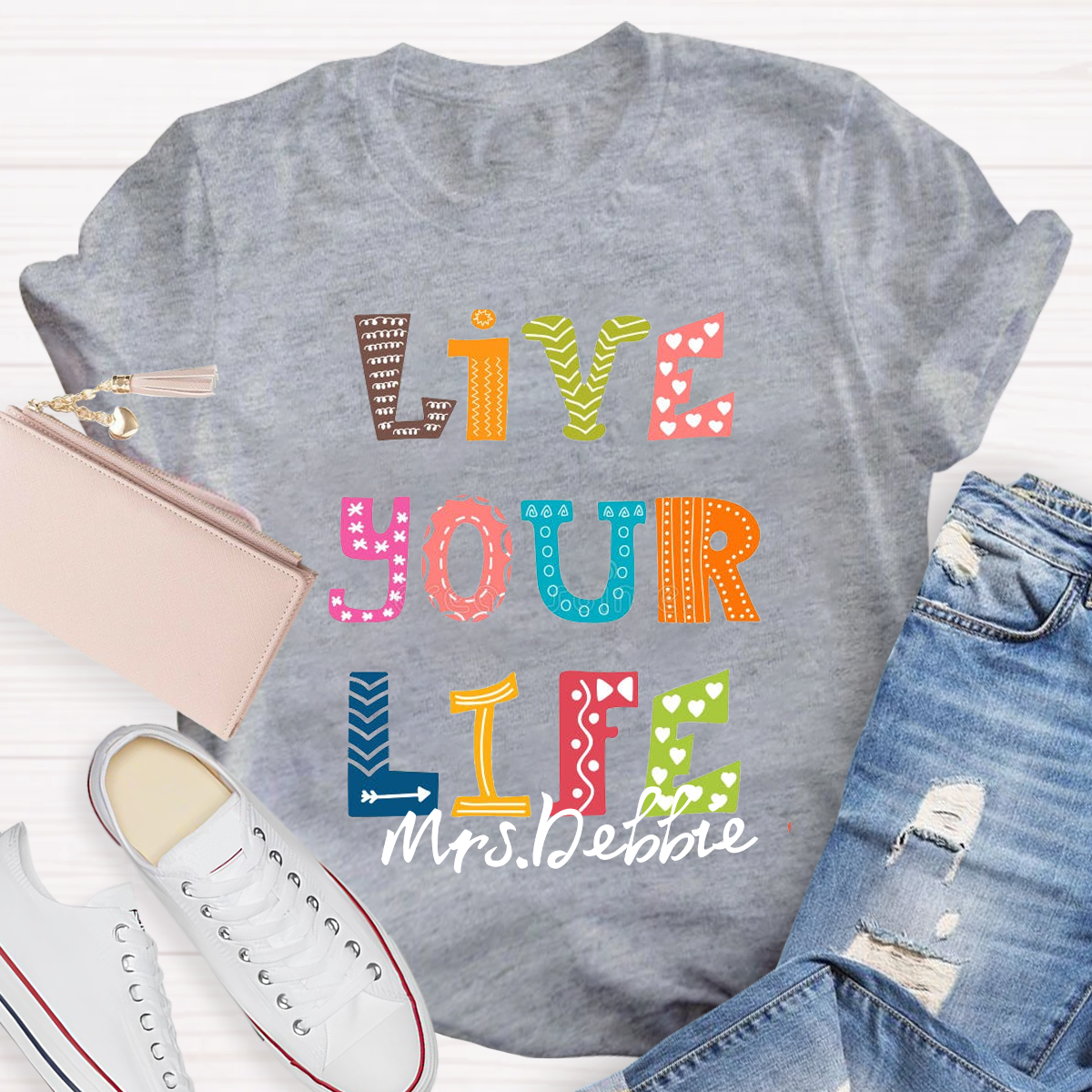 Personalized Name Live Your Life T-Shirt