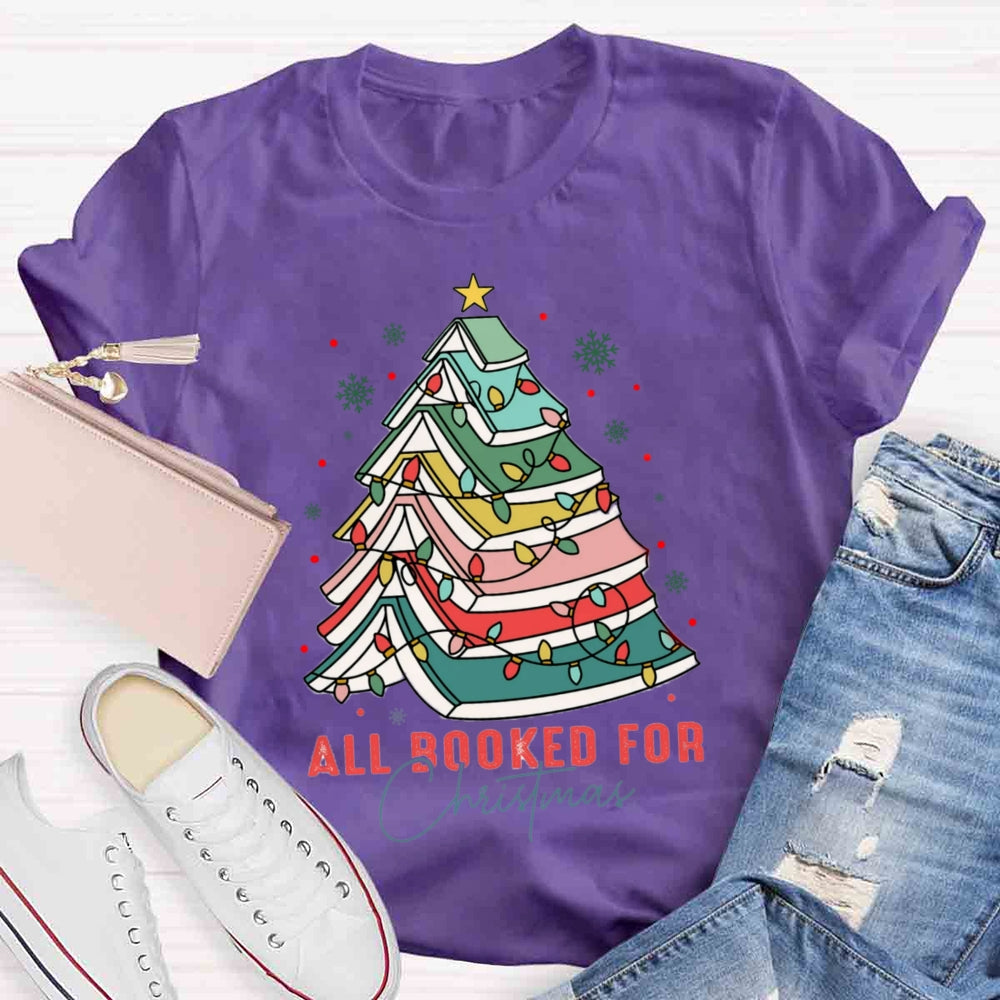 All Booked For Christmas T-shirt