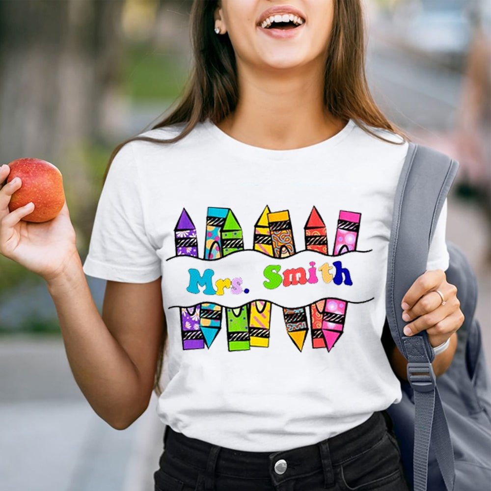 Personalized Teacher Name T-Shirt