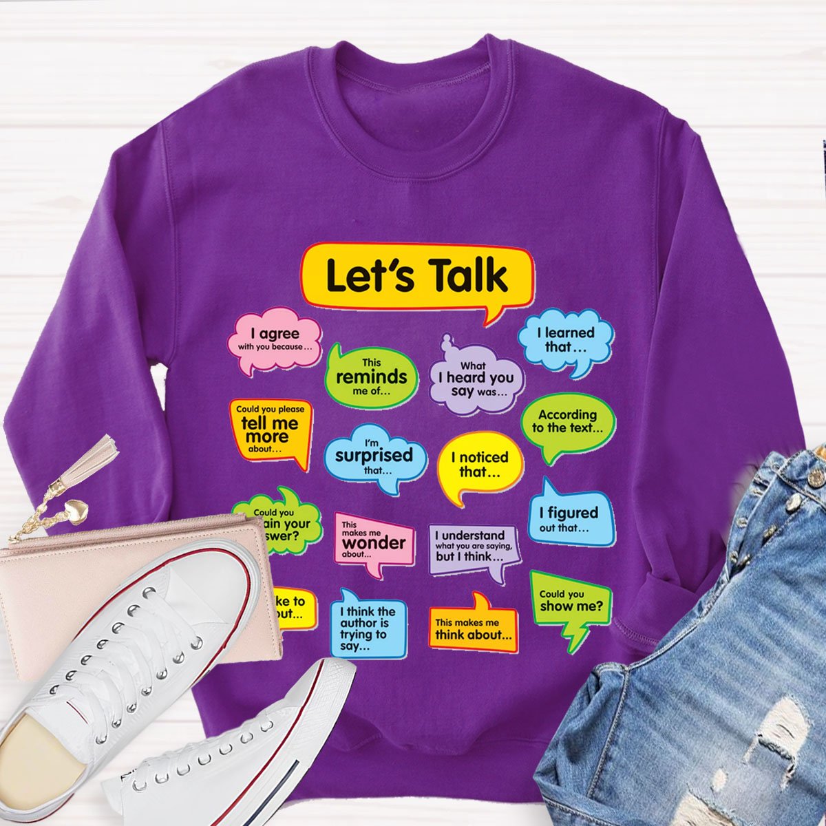 Let's Talk I'm Surprised Sweatshirt