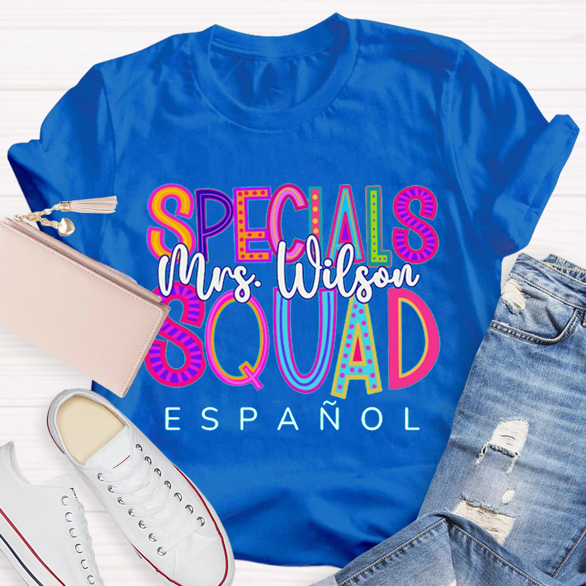 Personalized Your Name Special Squad Teacher T-Shirt