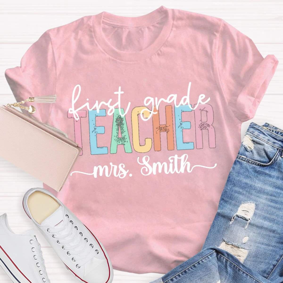 Personalized Your Grade And Name T-Shirt