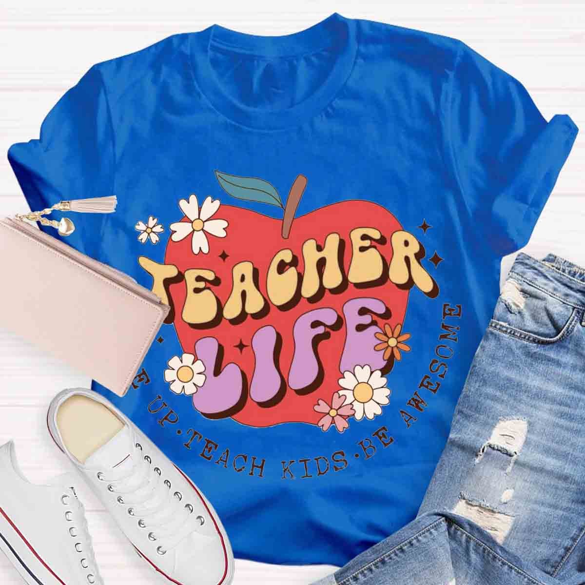 Teacher Life Apple T-Shirt