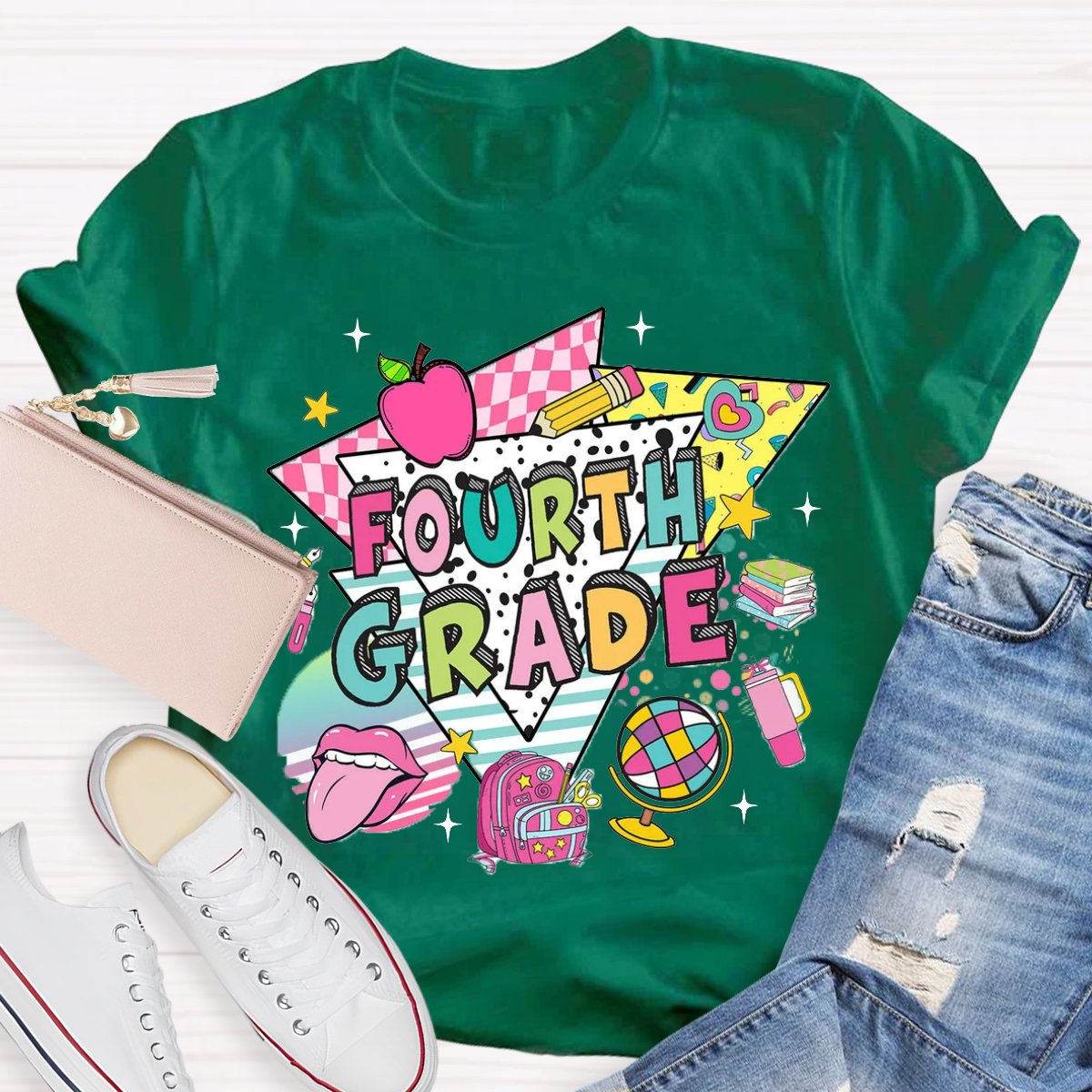 Personalized Grade Kindergarten First Day Of School T-Shirt