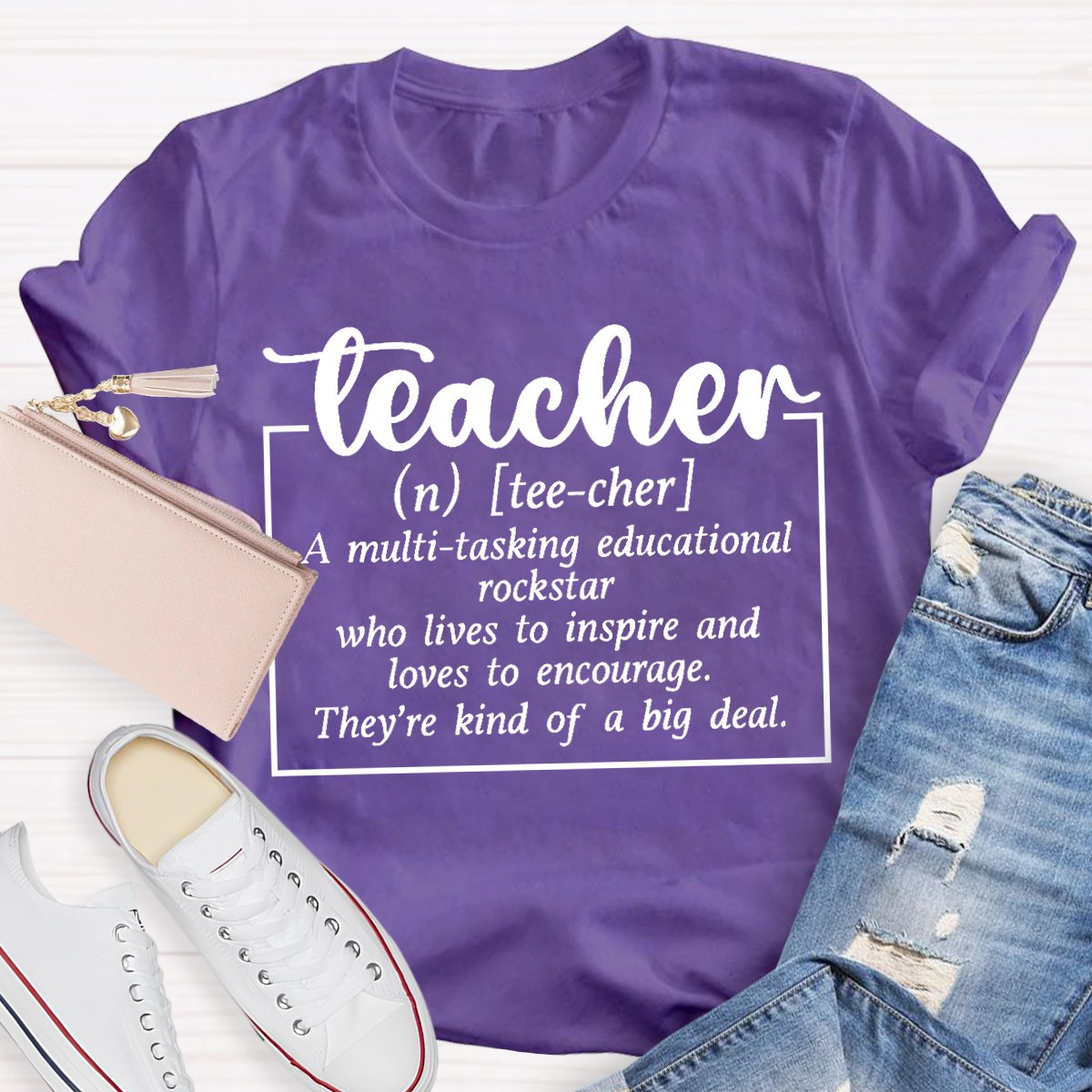 Educational Rockstar Big Deal Journal Teacher T-Shirt