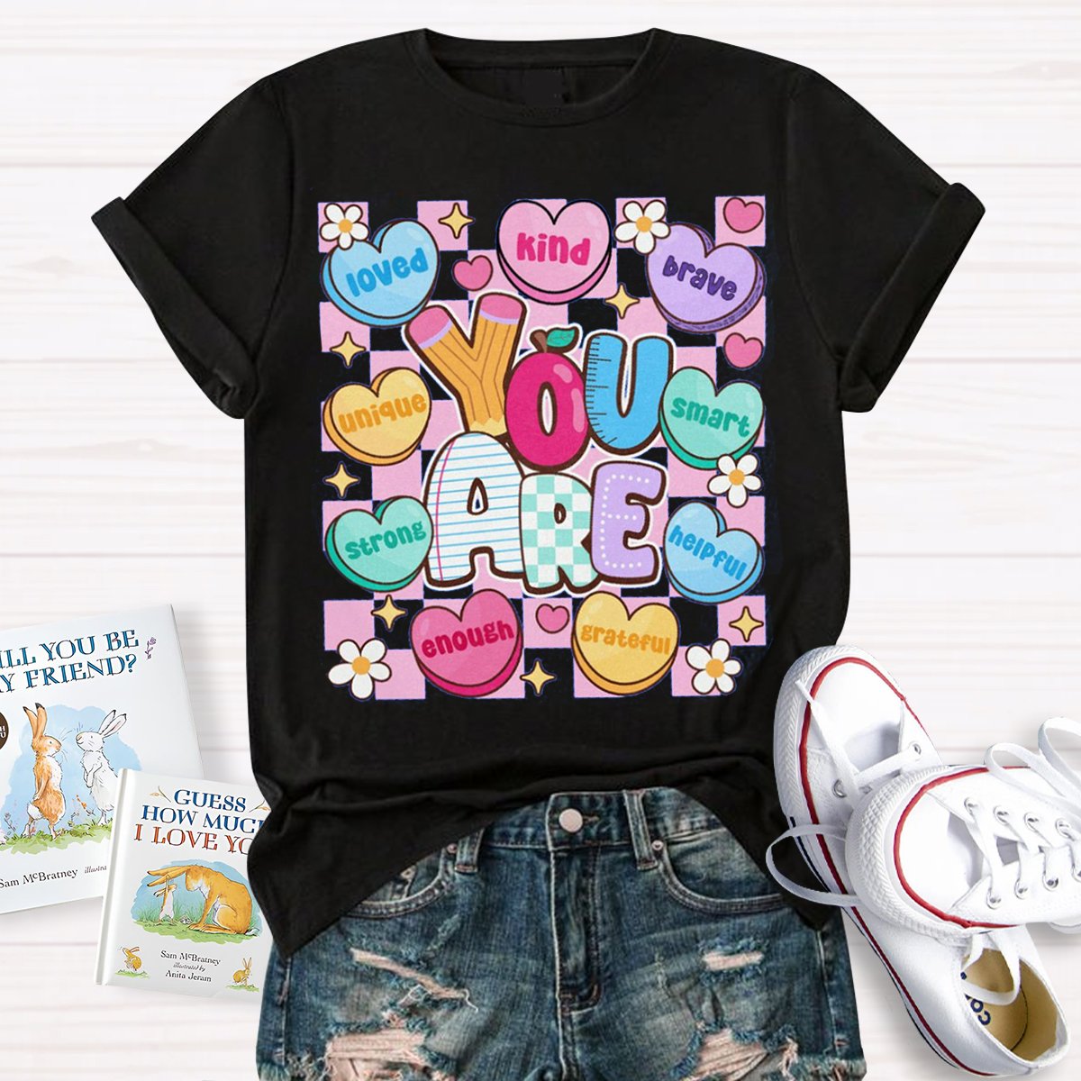 You Are Kind Unique Smart Kindergarten Teacher Shirt