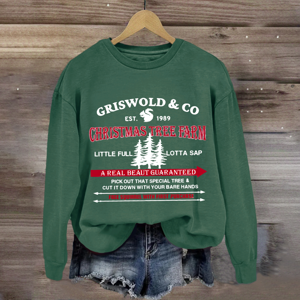 Griswold Co Christmas Tree Farm Sweatshirt