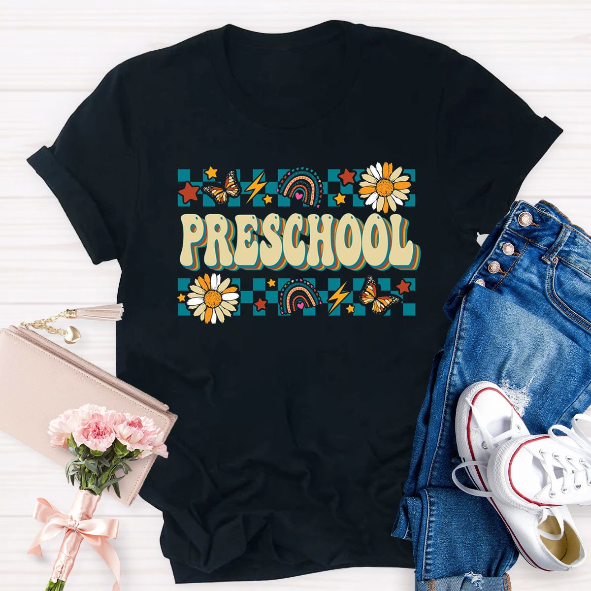 Personalized Design Grade With Butterfly T-Shirt