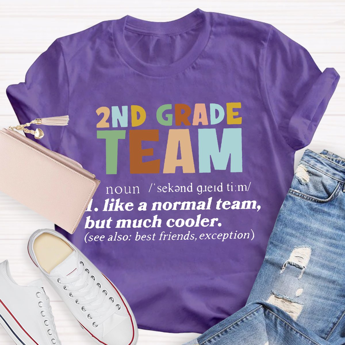 Personalized Grade Team Definition Teacher T-Shirt