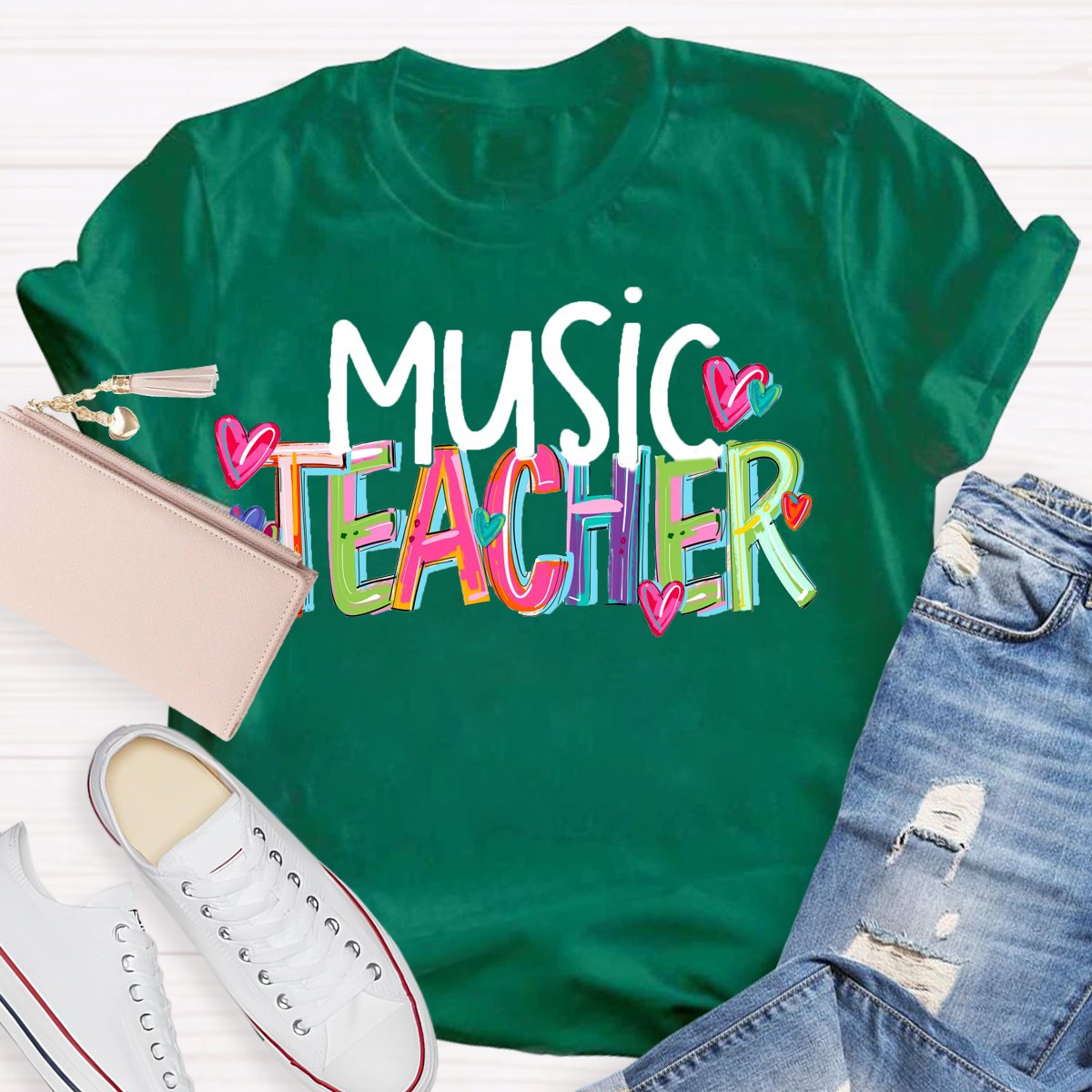 Personalized Subject Music Teacher T-Shirt