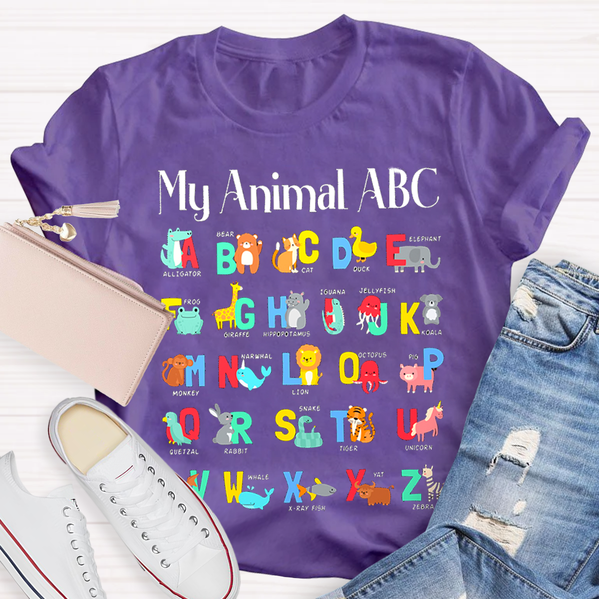 My Animal ABC Teacher T-shirt