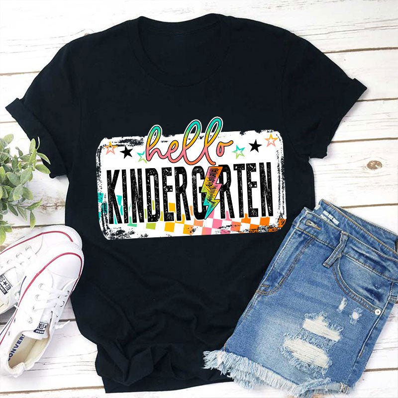 Personalized Grade Hello Teacher T-Shirt