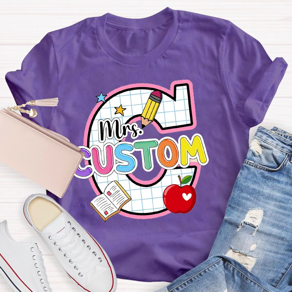 Personalized Your Name With Artistic Letters T-Shirt