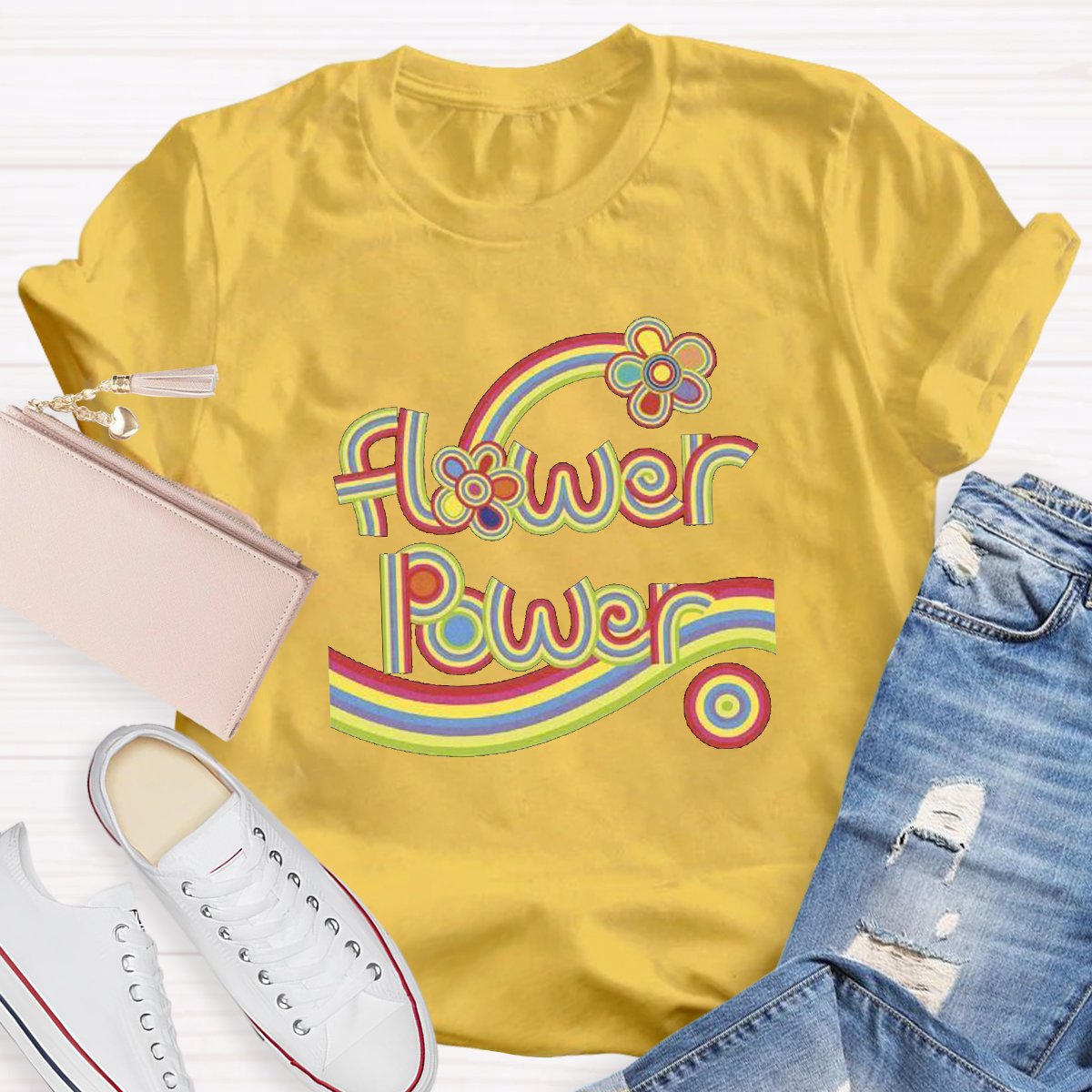 Flower Power Teacher Shirt