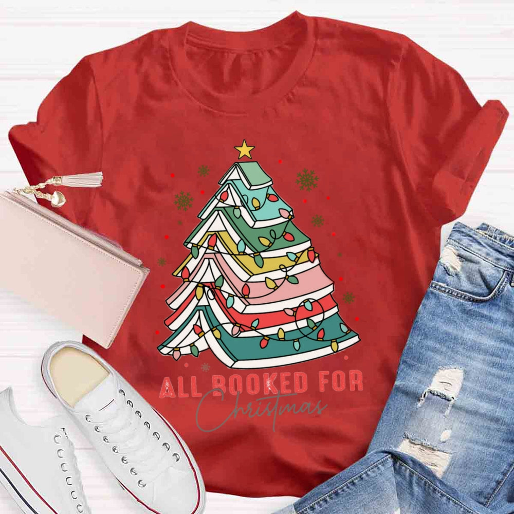 All Booked For Christmas T-shirt