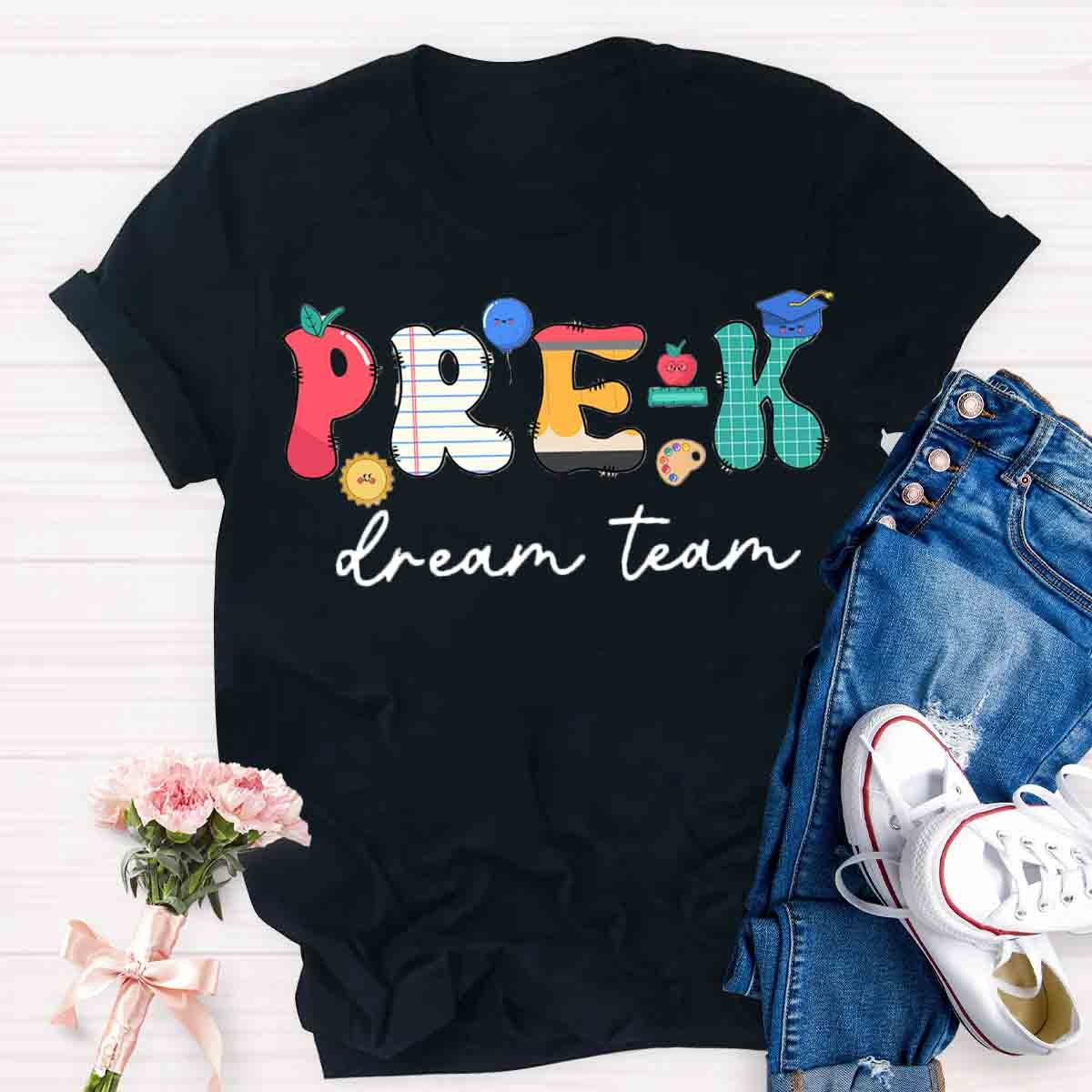 Personalized Name Pre-k Teachers T-Shirt