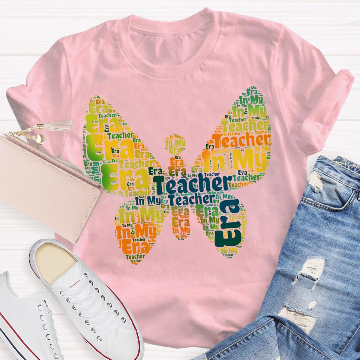 Butterfly Teacher Shirt