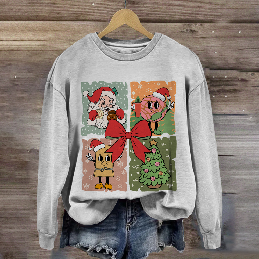 Santa Claus Christmas tree Sweatshirt