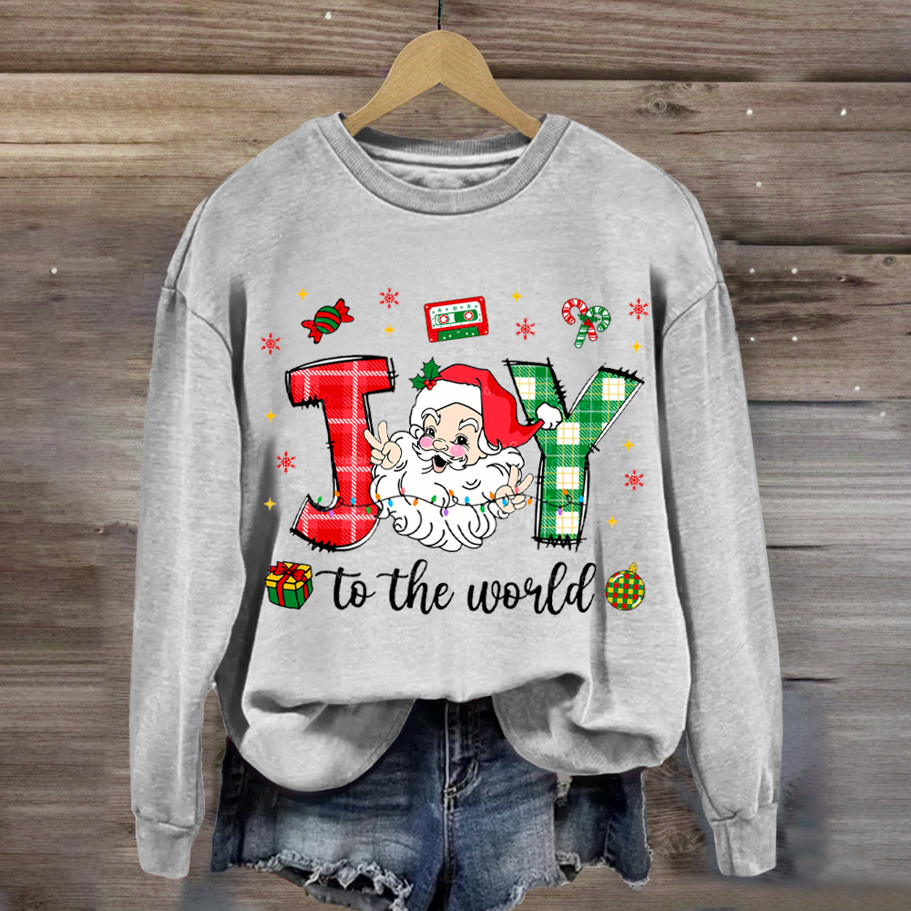 Joy To The World Christmas Season Sweatshirt