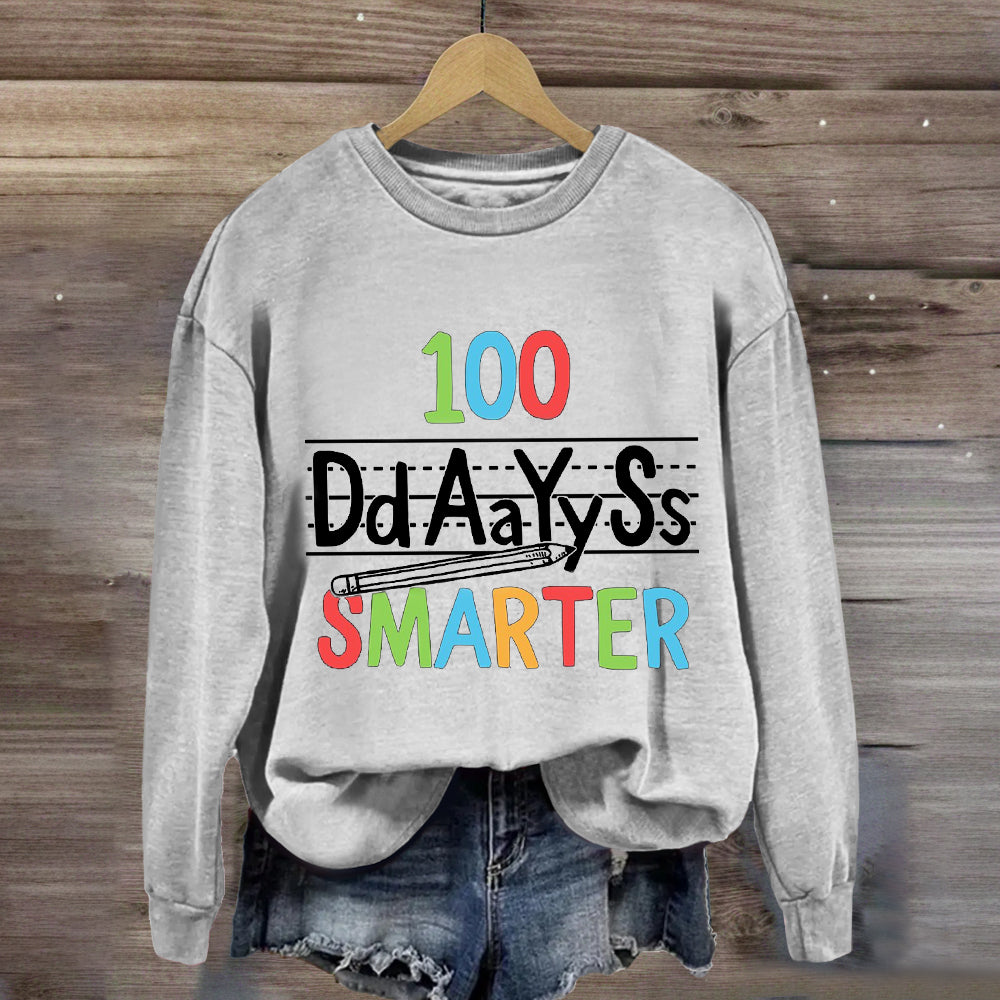 100 Days Smarter Pencil Sweatshirt