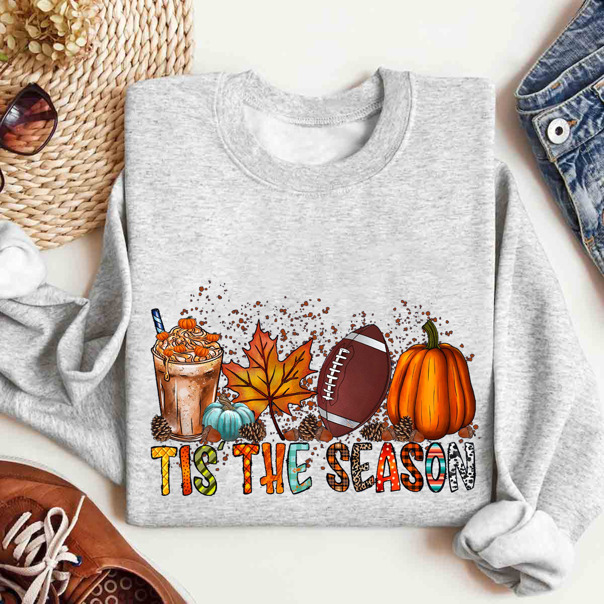 Tis The Season Fall Vibes Sweatshirt