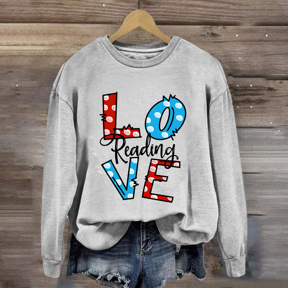 Love Reading Sweatshirt