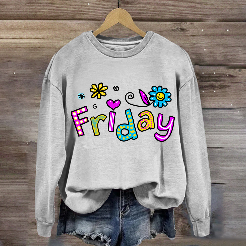 Happy Friday Teacher Sweatshirt