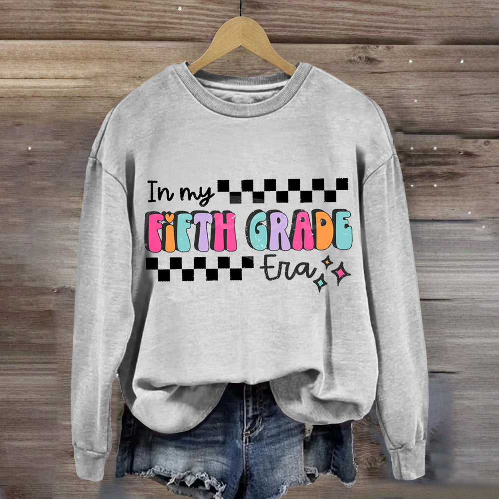 Personalized Grade In My Fifth Era Teacher Sweatshirt